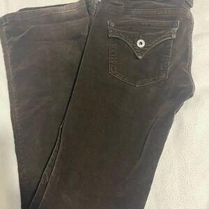 Miss Me Dark Brown Velour Jeans - Boot Cut